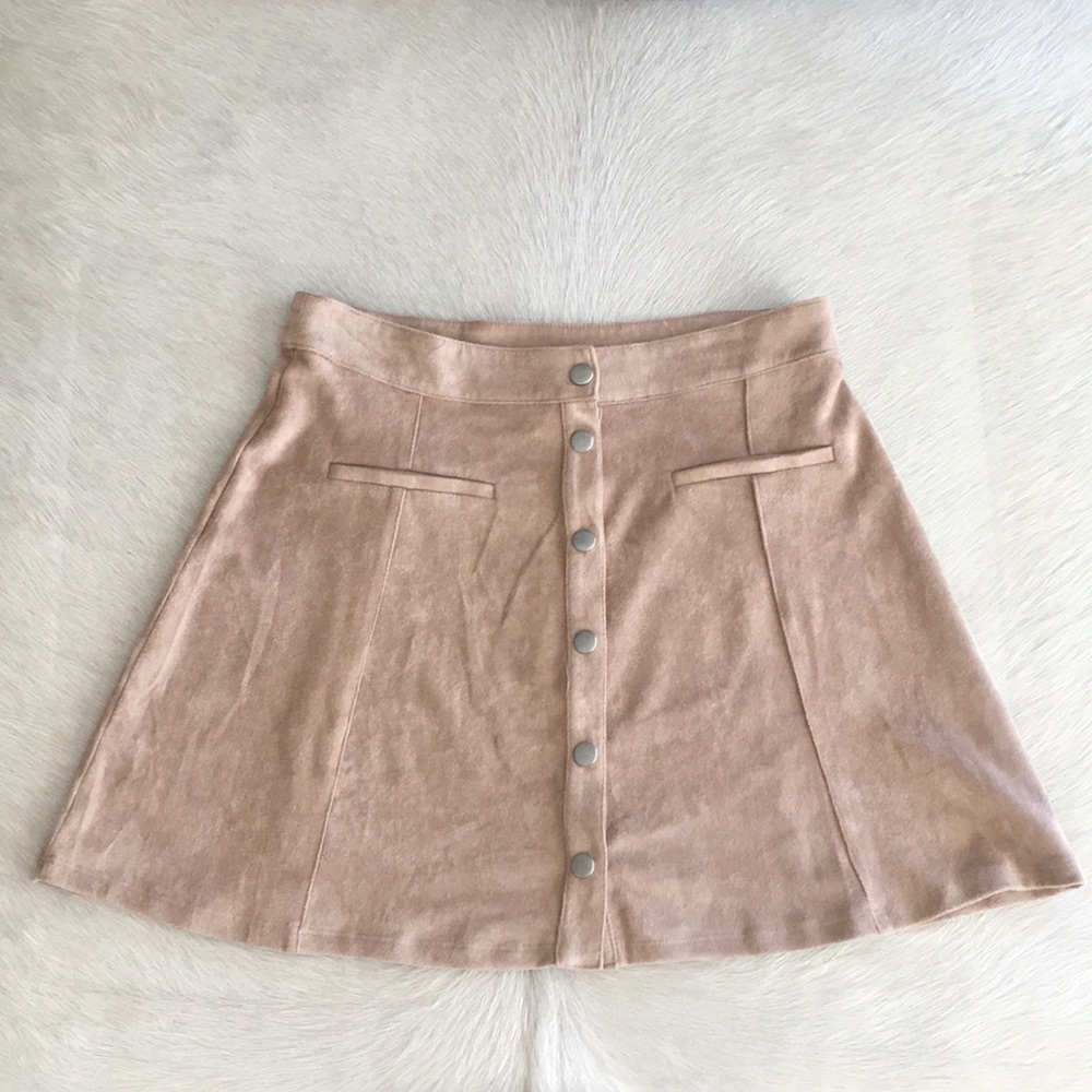 button up mini skirt